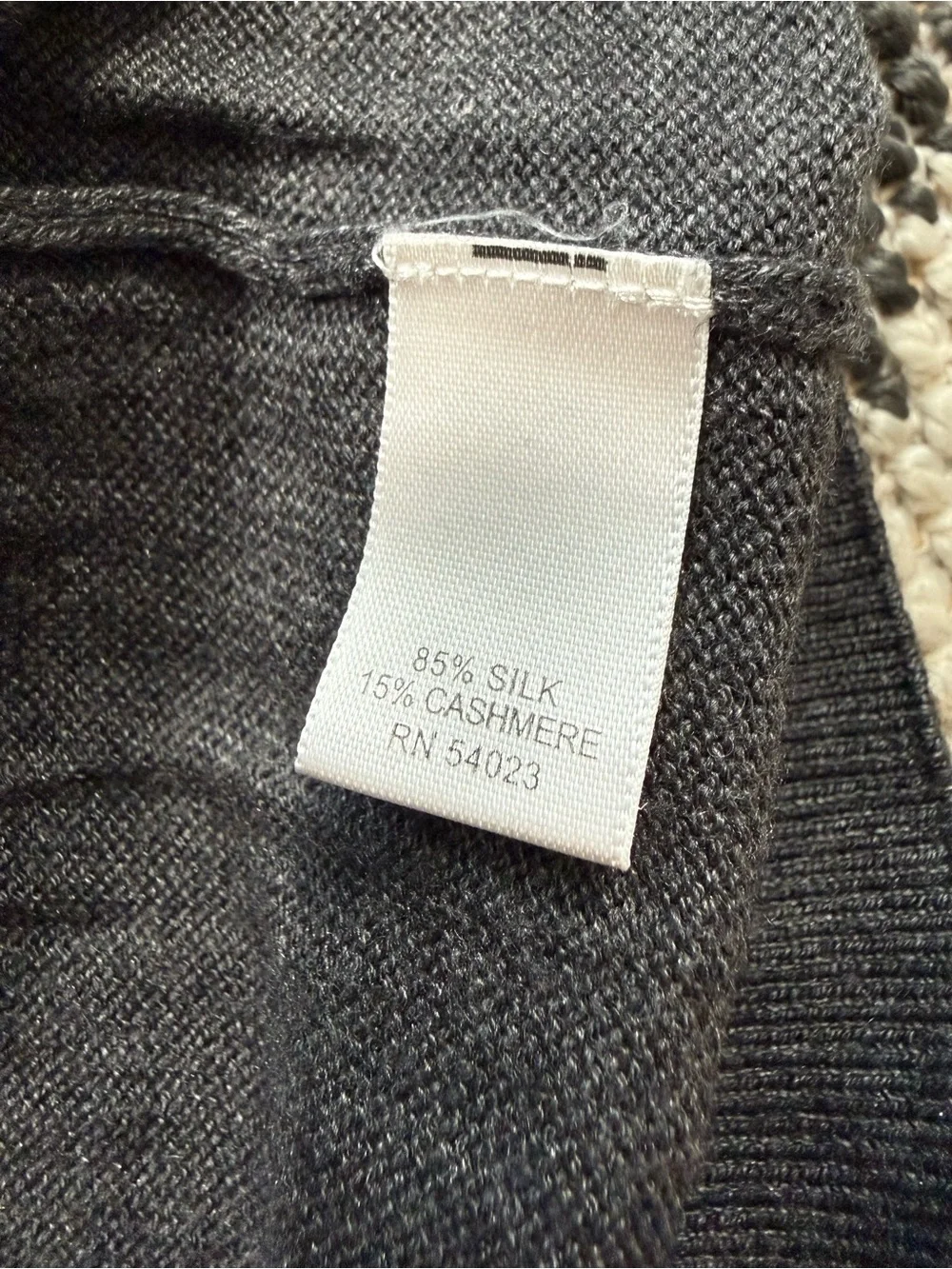 Men’s Banana Republic Gray Silk Cashmere Turtleneck Sweater Size L